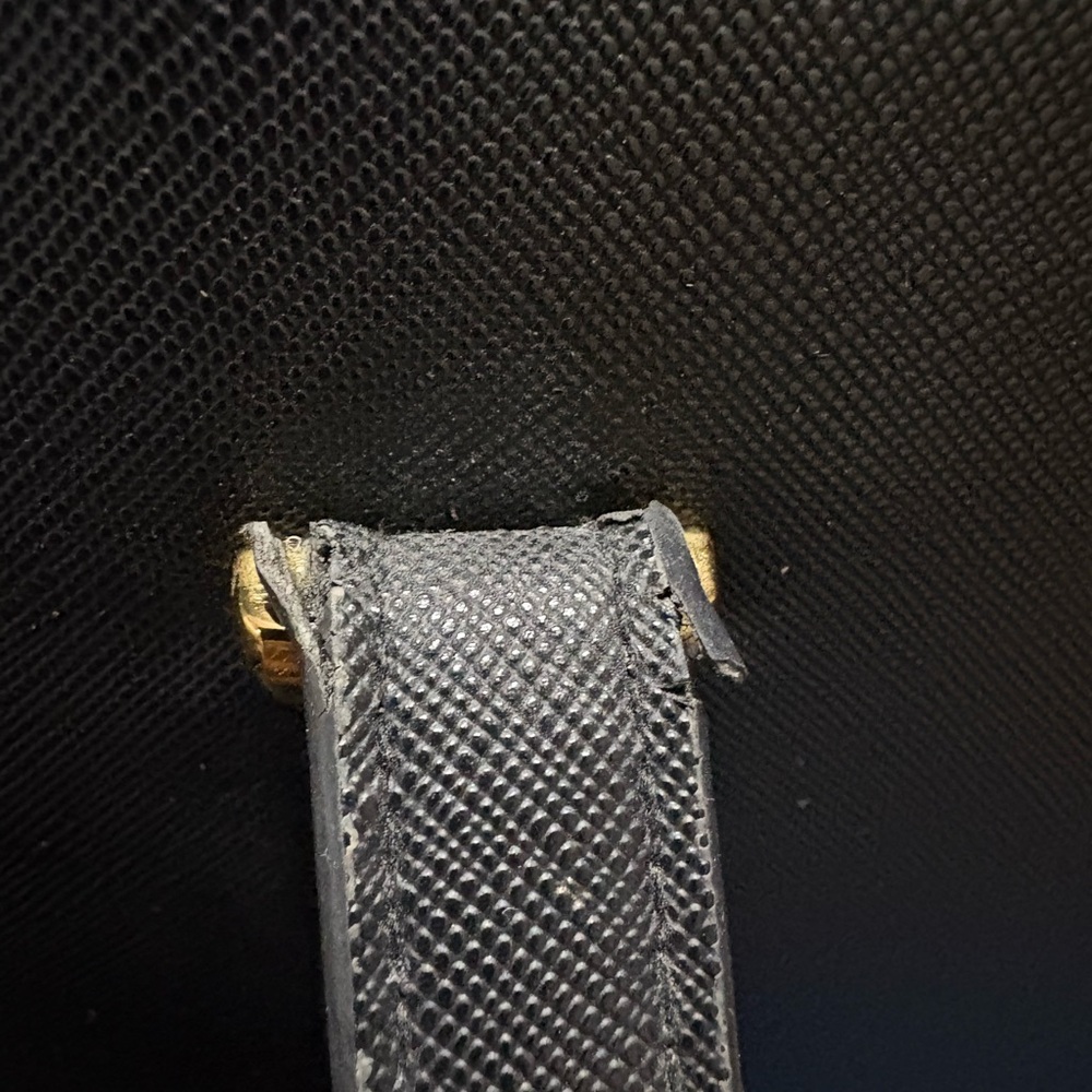Kate Spade Black Structured Leather Tote - Picture 10 of 12
